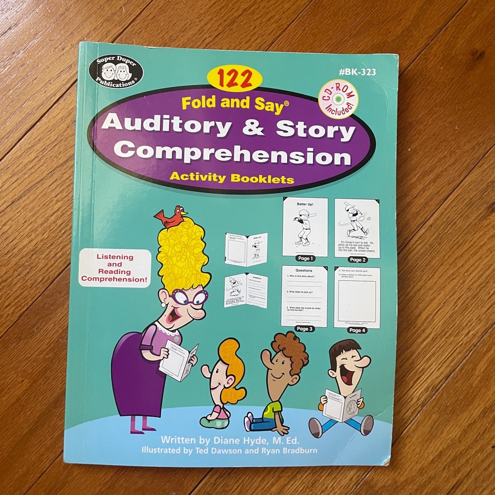 Super Duper Fold & Say Auditory & Story Comprehension Activity Booklets